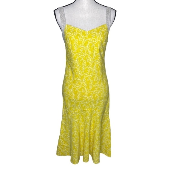 Patagonia Hemp Organic Cotton Sunshine Yellow Dress A- Line Tank Style - Picture 1 of 11